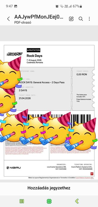 Bilete Rock Days Nibiru