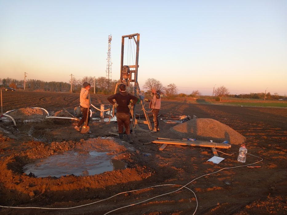 Foraje puțuri mecanizate