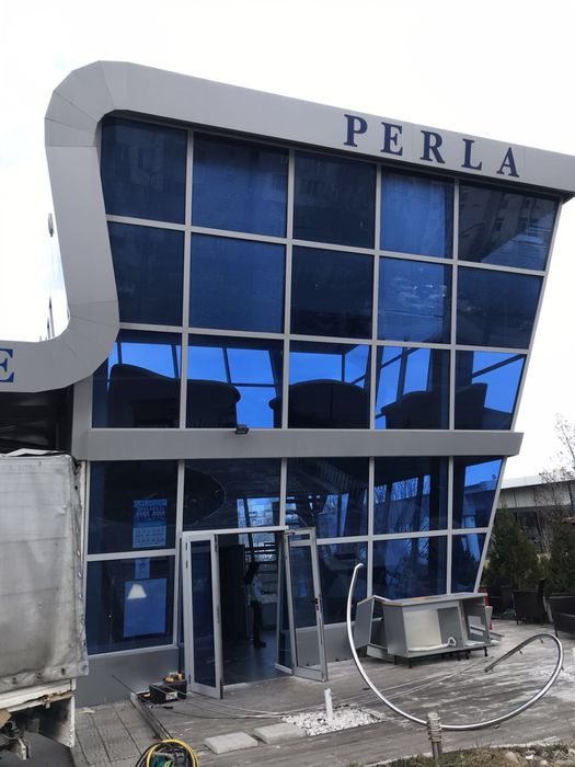 Автомовка с кафе и офис. Разглобяема на болтови връзки