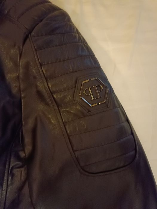 PHILIPP PLEIN-Мъжко Кожено Яке.