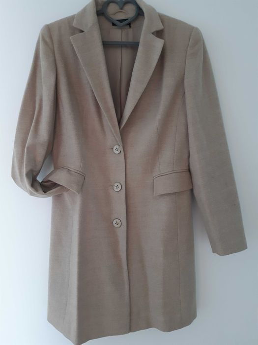 Palton femei, bej, marimea L