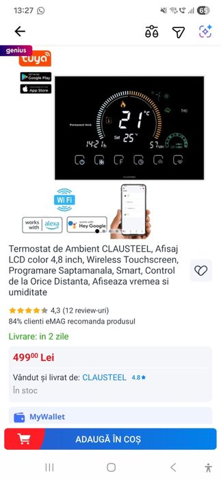 Termostat de Ambient CLAUSTEEL