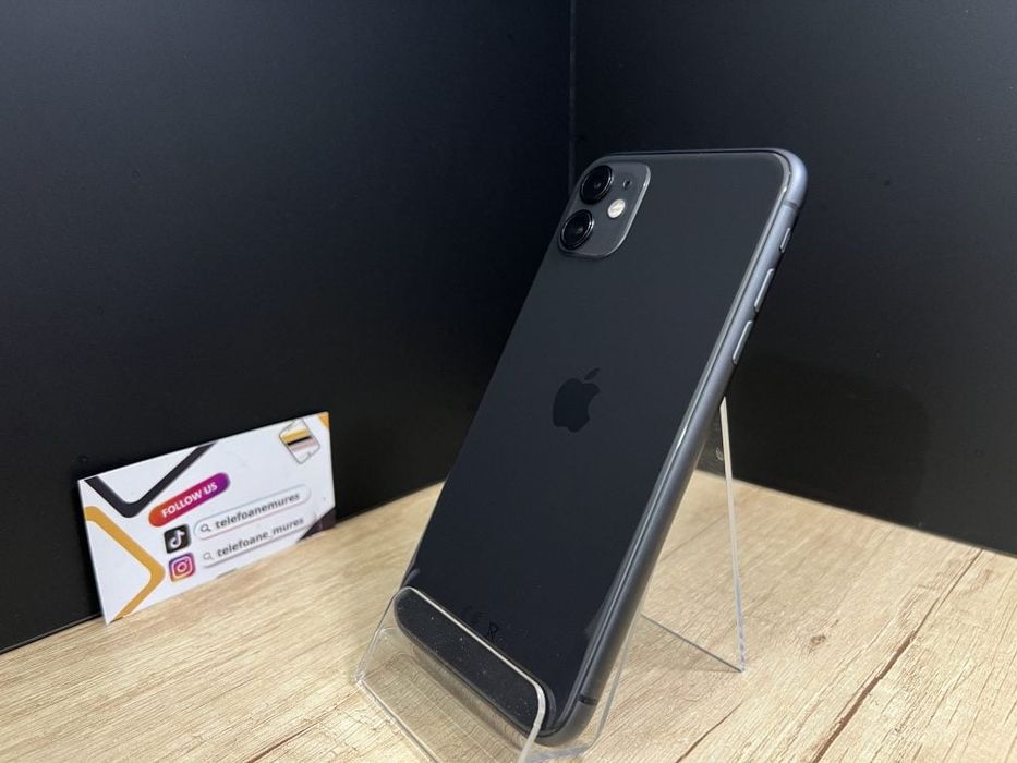 iPhone 11 128Gb Black Second-Hand Foarte Bun 3 ani garanție, Telefoane