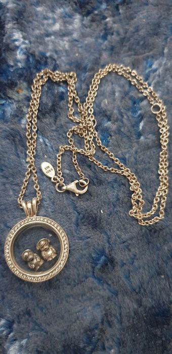 Локет Пандора  925 пр мальчик с девочкой оригинал