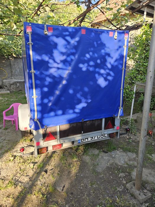 Vând/schimb remorcă 750kg recent înmatriculată!