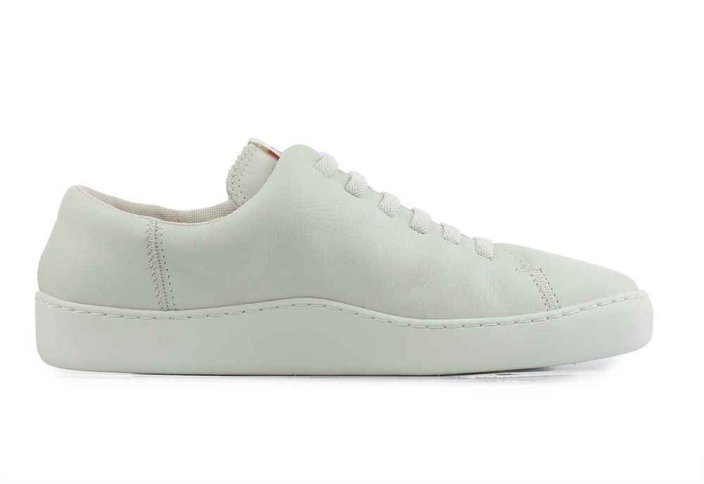 Camper, Peu Touring, Pantofi casual din piele, Alb, 41