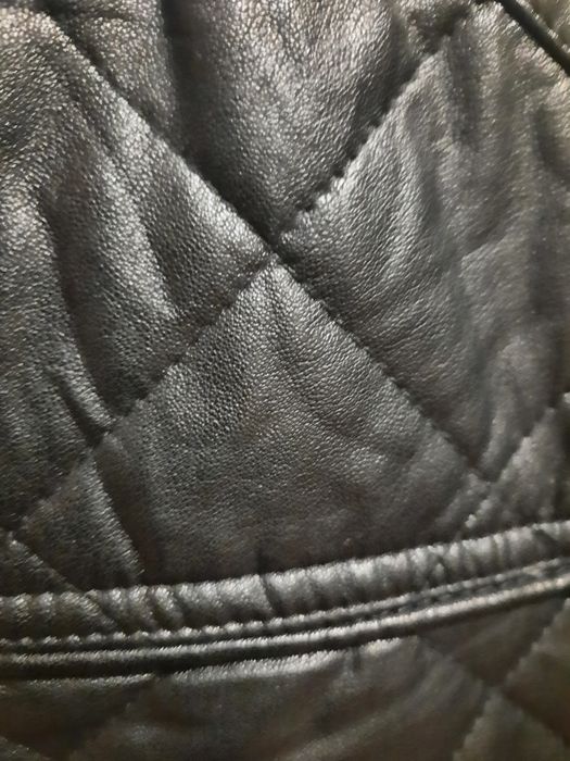 Кожаная подростковая куртка