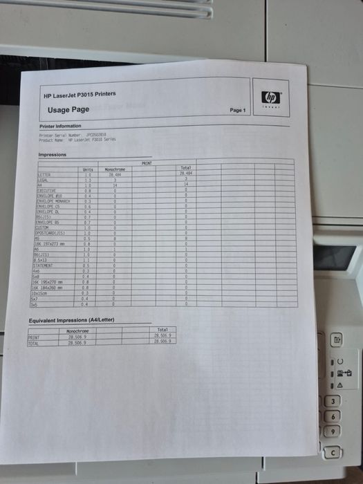 Vand imprimanta HP LaserJet P3015