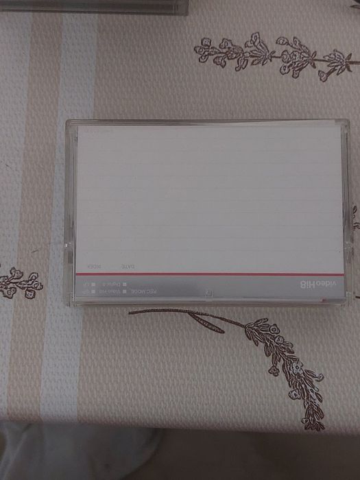 Casete video dat album dv etc