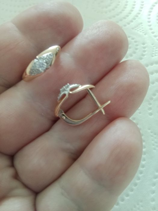 Серьги с бриллиантами