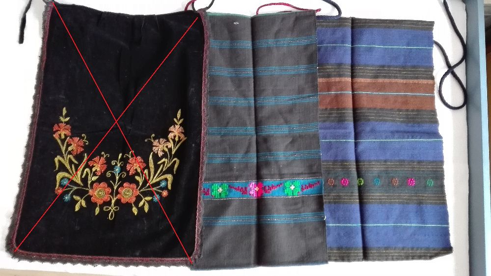 Автентични престилки от народни носии