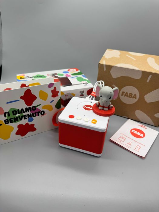 FABA детски аудио разказвач със слончето Ele, компект -италиански език