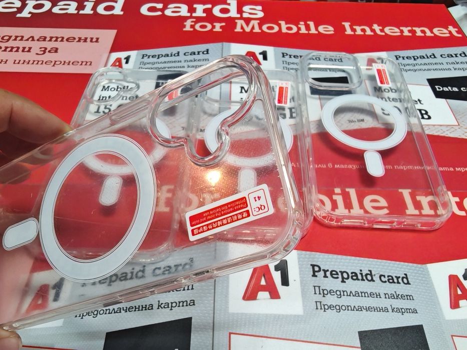 Iphone 16,16+,16 Pro,16 Pro Max  Acrylic Magsafe  прозрачен
