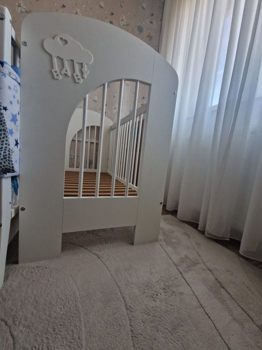 Klups patut din lemn marime 120x60 cm colectia Nel