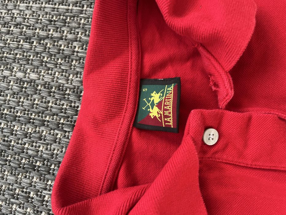 red La Martina polo shirt