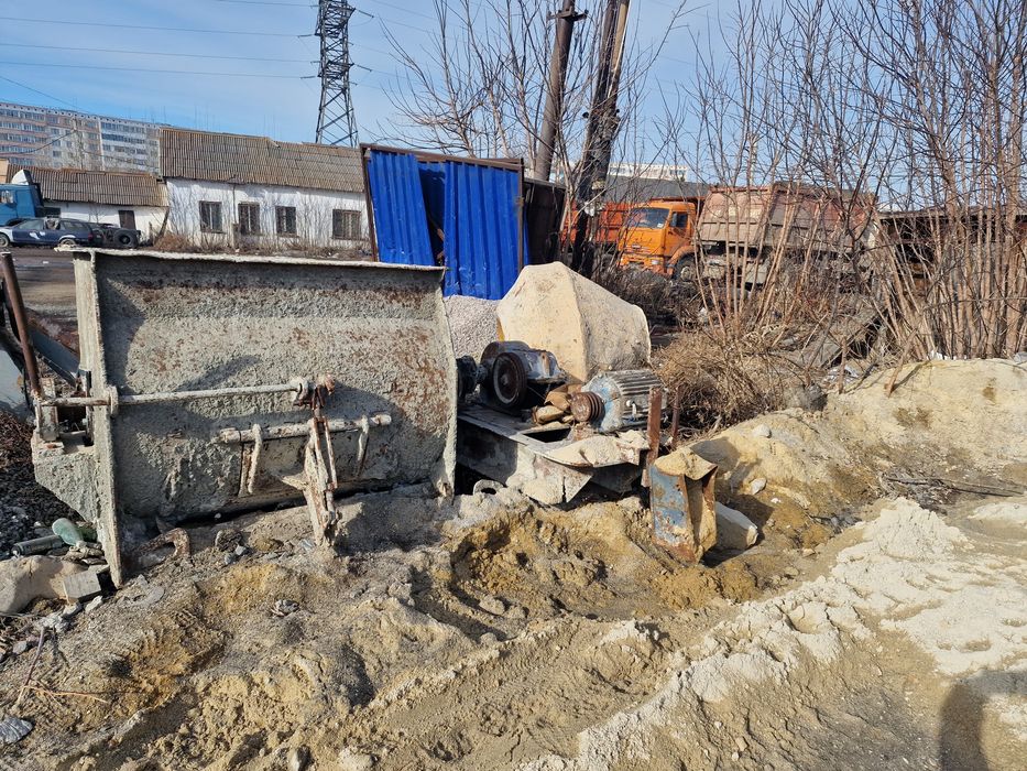 Бетономешалка горизонтальная 1куб