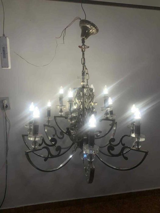 Candelabru cu 12 brate din inox