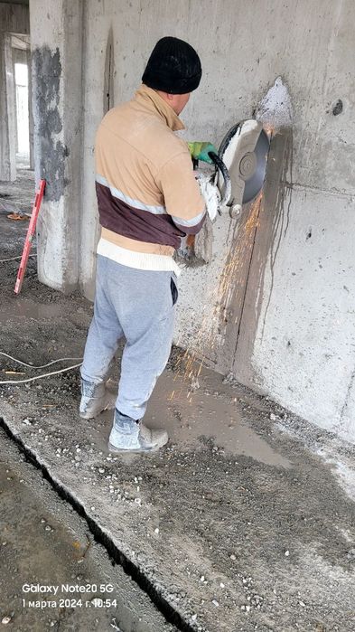 Бетон кесиш Алмазное резка  beton kesish
хизмати демонтаж бетон