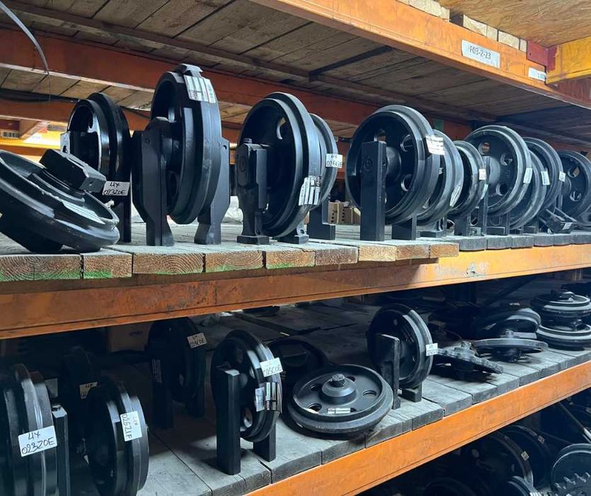 Roți de ghidaj (idlere) pentru utilaje șenilate