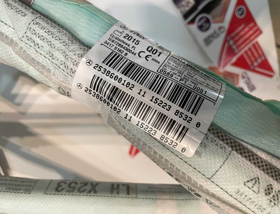 Mercedes Benz GLC X253 set airbag cortina plafon stanga dreapta LH RH