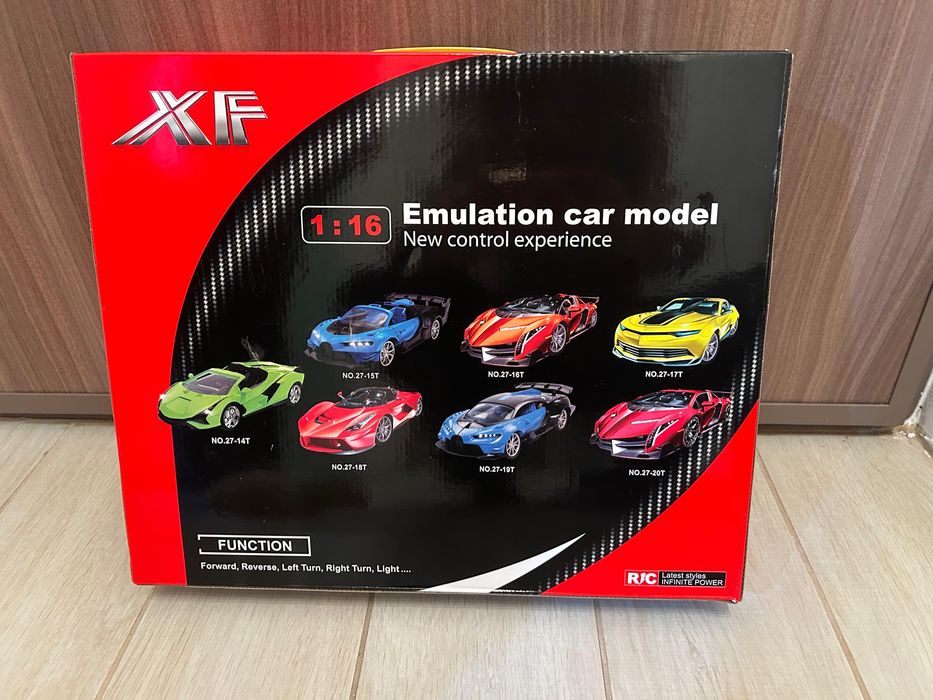Masina telecomandata Bugatti RC cu volan si pedale telecomandate