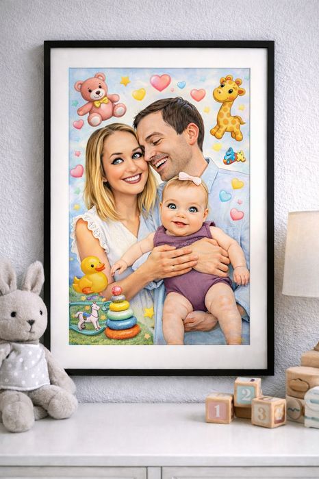 Карикатура в рамка – Персонален подарък с характер!