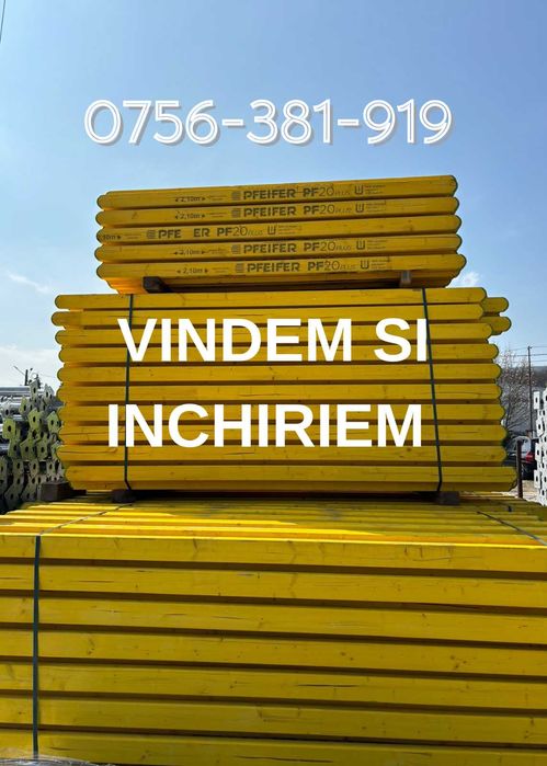 Inchiriez Panouri DOKA ,popi metalici, grinda h20 cofraje metalice