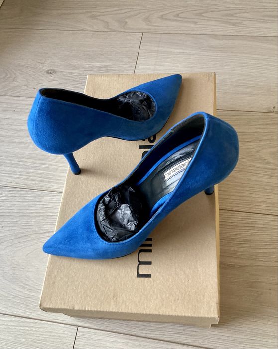 Pantofi stiletto Mihaela Glavan piele naturala, marimea 37