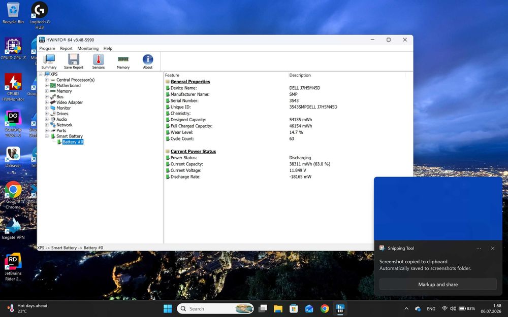 Dell XPS 13 9340 — Ultra 7 155H / 64 GB / 1 TB / 3K OLED