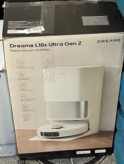 Dreame L10s Ultra Gen 2 – Model Nou, Resigilat, Putere 10.000 Pa, Mop inteligent