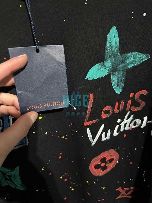 Tricou Louis Vuitton Splashed Paint [VICE YOUR PLUG]