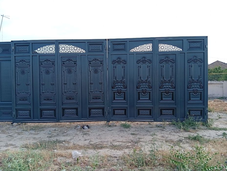 Temir shtampovka darvoza