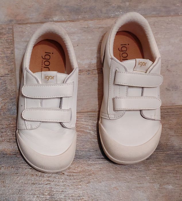 Детски Боси Кожени Маратонки Igor - Tennis Blanco, номер 31