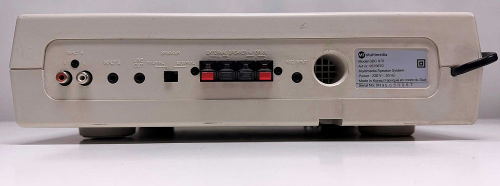 Boxe MT Multimedia SBC 670 Amplificator Egalizator Mixer Korea Rar