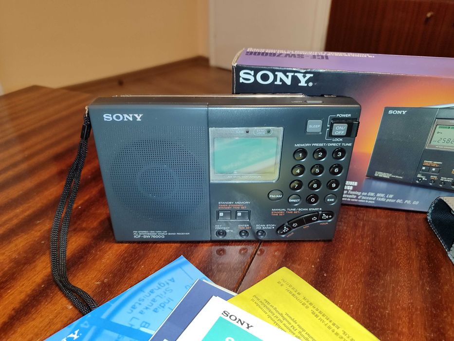 Радио Sony ICF-SW7600G FM Stereo/SW/MW/LW PLL World Radio.