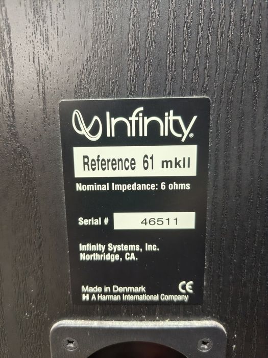 Тонколони INFINITY Reference 61 mk II