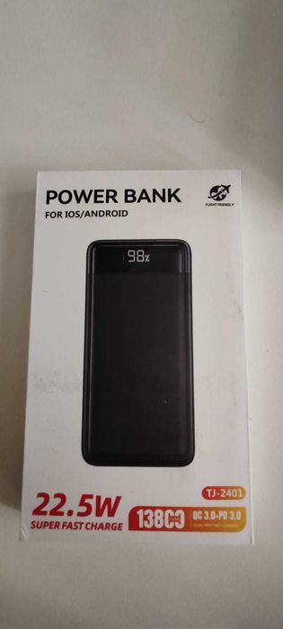 Powerbank TJ-2401 13.800 mAh – Fast Charge 22.5W