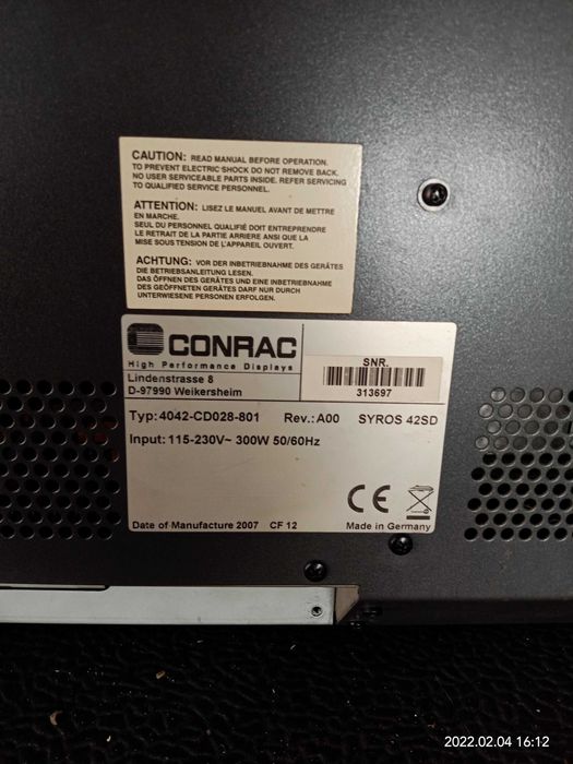 телевизор Conrac