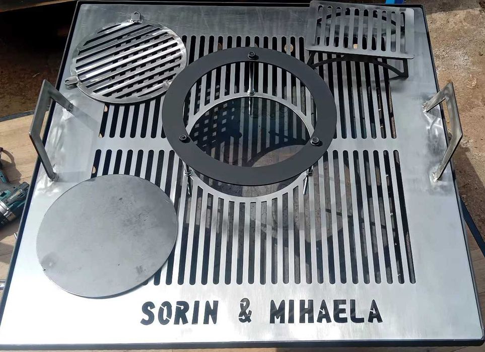 Gratar INOX orice dimensiune.Personalizat.Debitare laser.