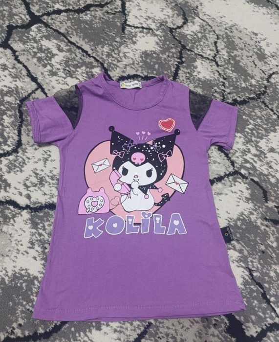 Хб кофточки и лосины для девочки на весну 6-8 лет