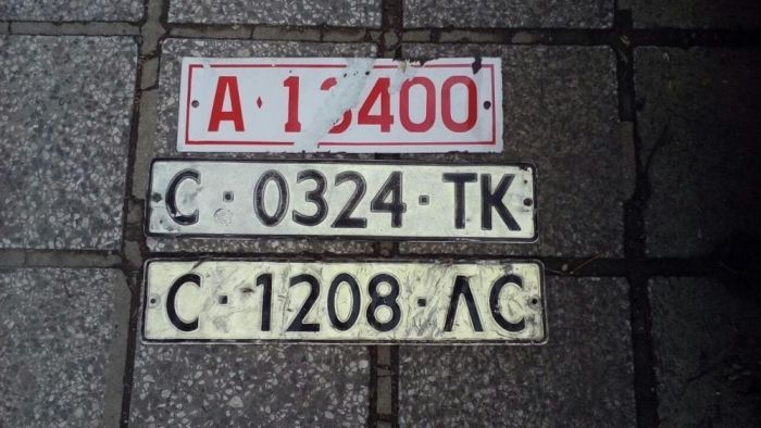 Стари ретро табели и табла