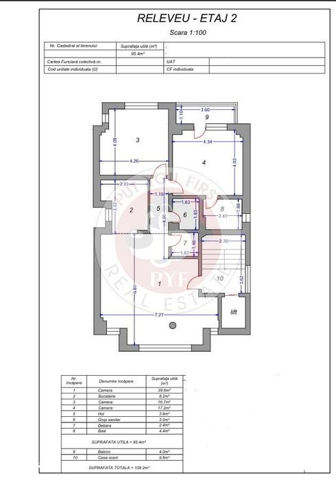 Calea Mosilor | Bloc 2010 | 3 camere | La cheie | 110mp | B12519