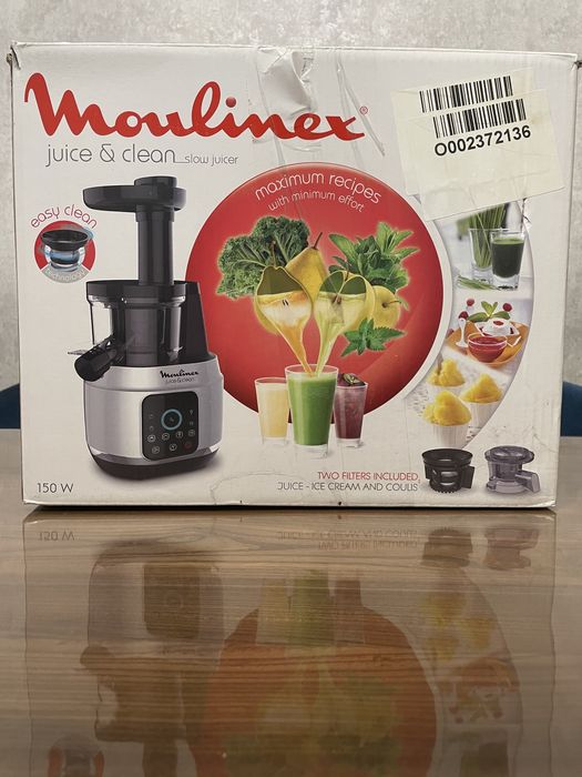 Шнековая соковыжималка Мулинекс.