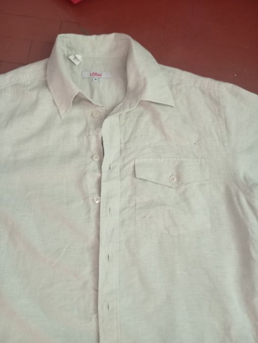 Мъжка ленена риза марка Oliver.