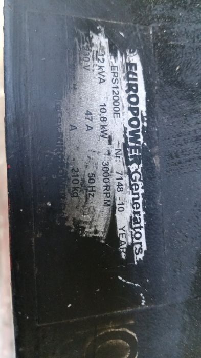 De vânzare  generator honda 10.08 kw