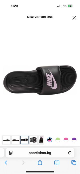 Дамски оригинални чехли nike ‼️