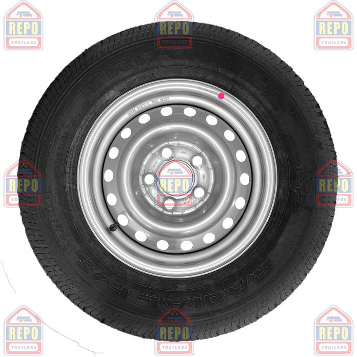 Roata de rezerva 185/70 R14C remorca 750 Kg platforma auto peridoc