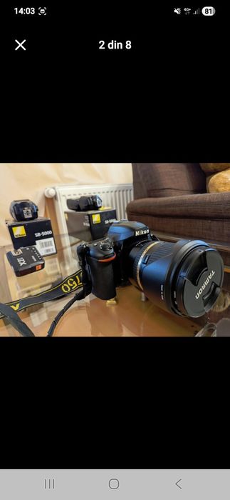 Vand nikon d750 + tamron stare excelenta