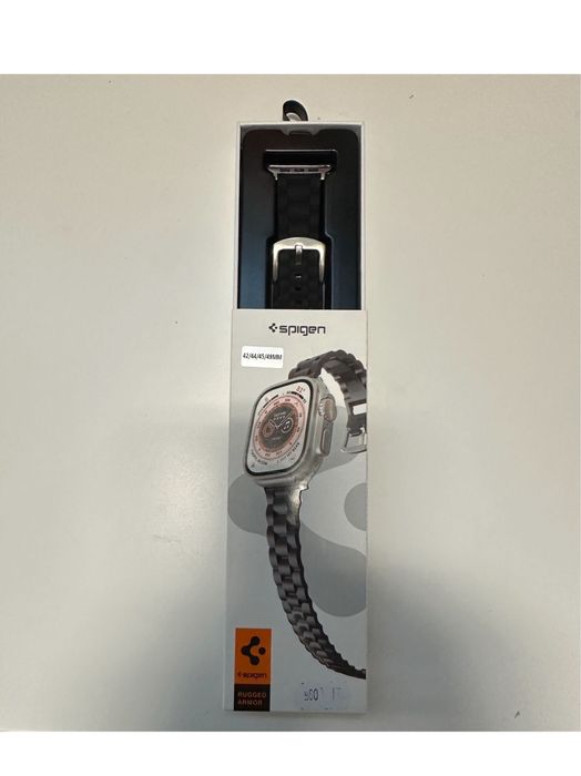 Husa Curea Silicon Impletit Spigen Ceas Apple Watch Cablu Usb