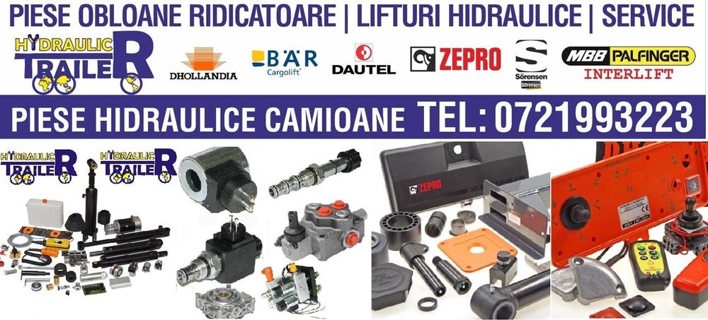 Lift Hidraulic NOU 12 24V  AUTOUTILITARE CAMIOANE Iveco Mercedes Ford
